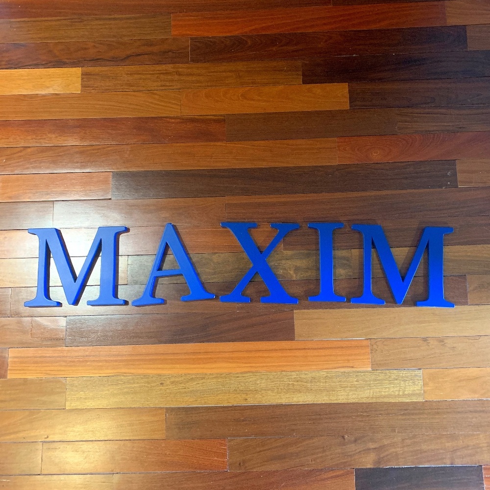 Wall Art Letters - MAXIM